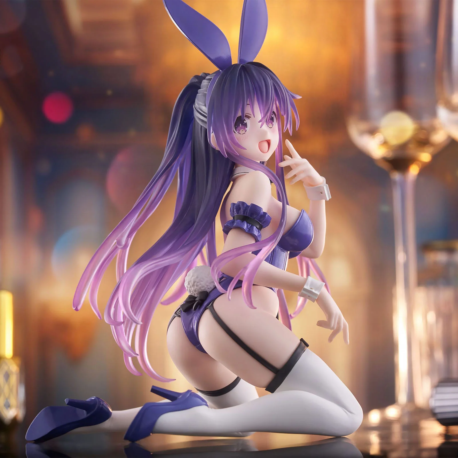Date A Live V - Desktop Cute Figurine Tohka Yatogami Bunny ver - Image 2