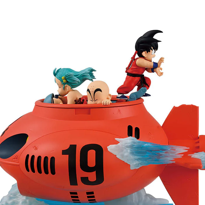 Dragon Ball VS Red Ribbon Army Figurine Son Goku & Bulma & Krillin Ichibansho - Image 2