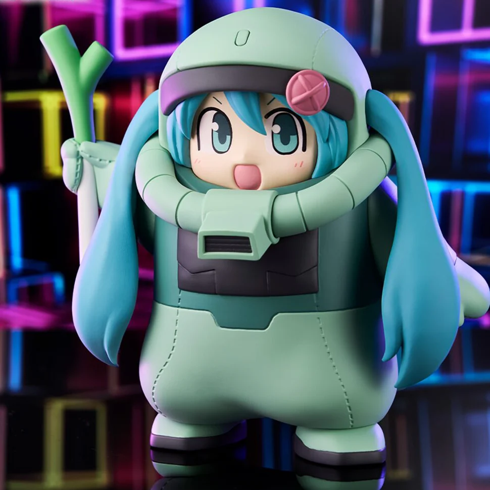 Gundam 45th Anniversary × Hatsune Miku Figurine Zaku Gurumi Hatsune Miku Ver. - Image 2