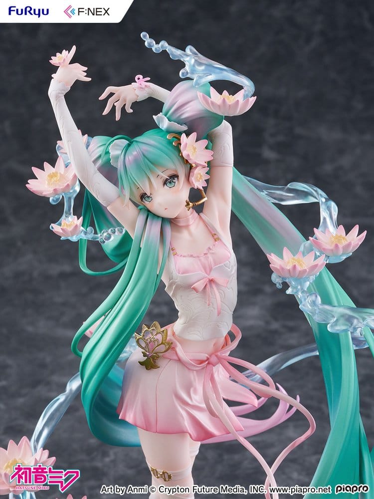 Hatsune Miku F NEX statuette PVC 1/7 Water lily Ver - Image 3