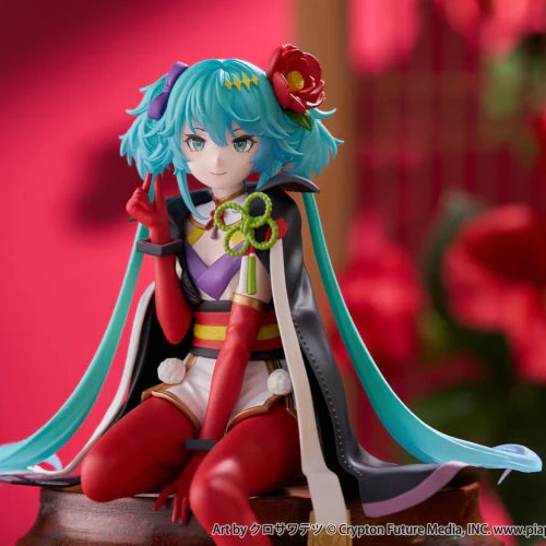 Hatsune Miku - Series Nudoru Stopper Figurine Flower Fairy - Camelia Tsubaki - Image 3