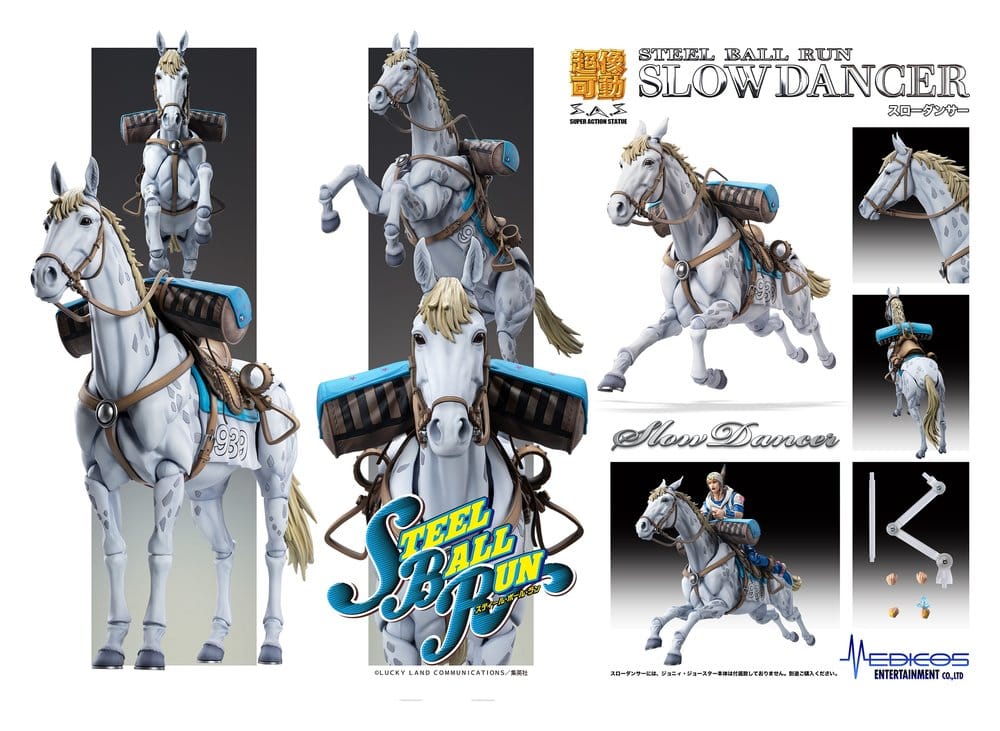 JoJo's Bizarre Adventure Part 7 : Steel Ball Run figurine Super Action Chozokado Slow Dancer - Image 5