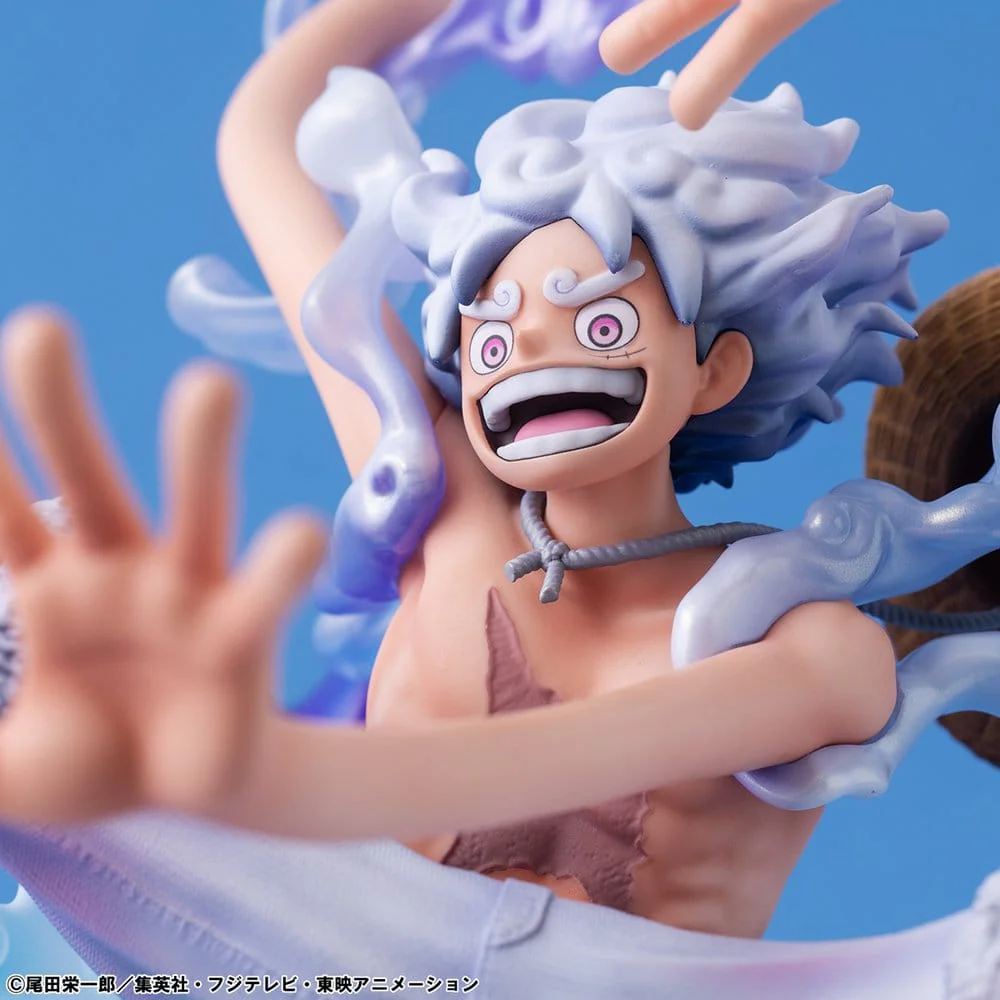 One Piece figurine PVC Portrait.Of.Pirates "Evolutionary History" Monkey D. Luffy "Gear Fifth" - Image 3