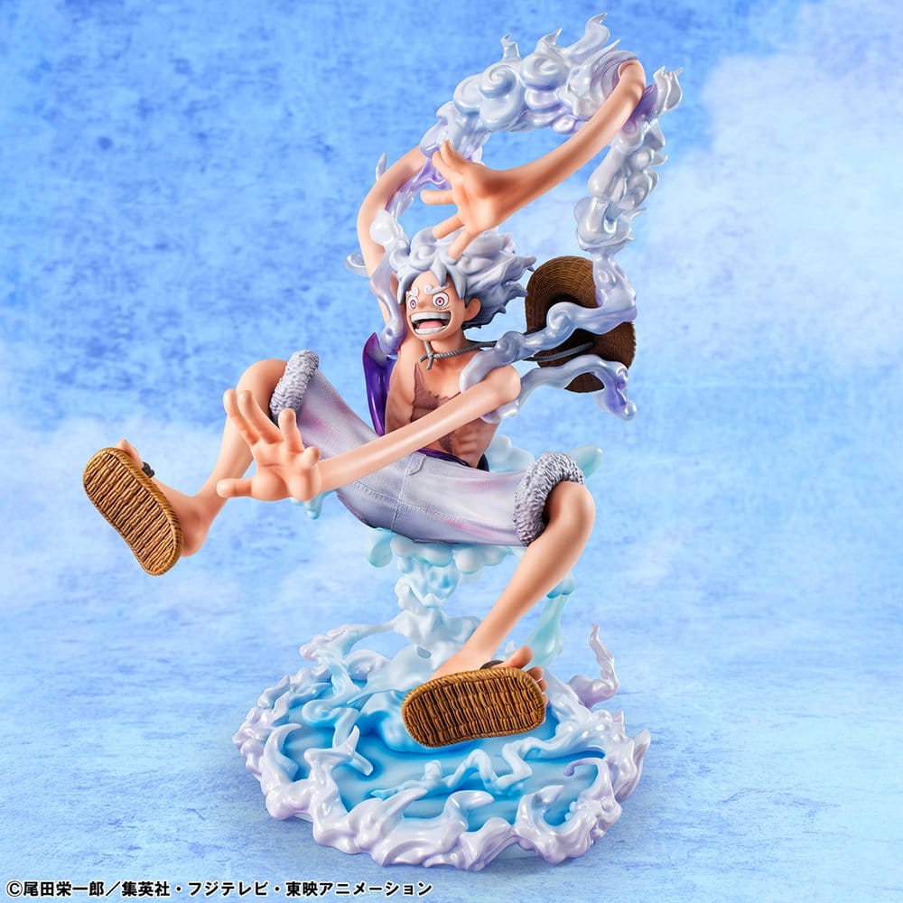 One Piece figurine PVC Portrait.Of.Pirates "Evolutionary History" Monkey D. Luffy "Gear Fifth" - Image 4