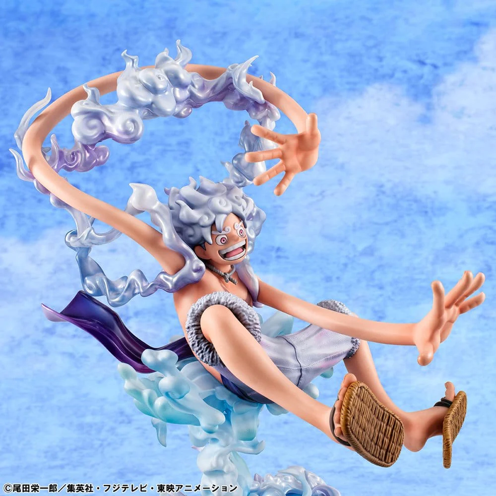 One Piece figurine PVC Portrait.Of.Pirates "Evolutionary History" Monkey D. Luffy "Gear Fifth" - Image 5