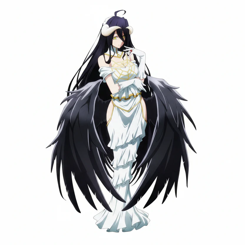 Overlord Desktop Cute Figurine Albedo ~ Nightgown ver - Image 2