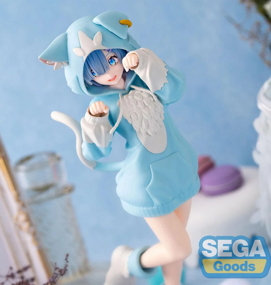 Re Zero Starting Life in Another World XStellar Figurine Rem Fluffy Pack
