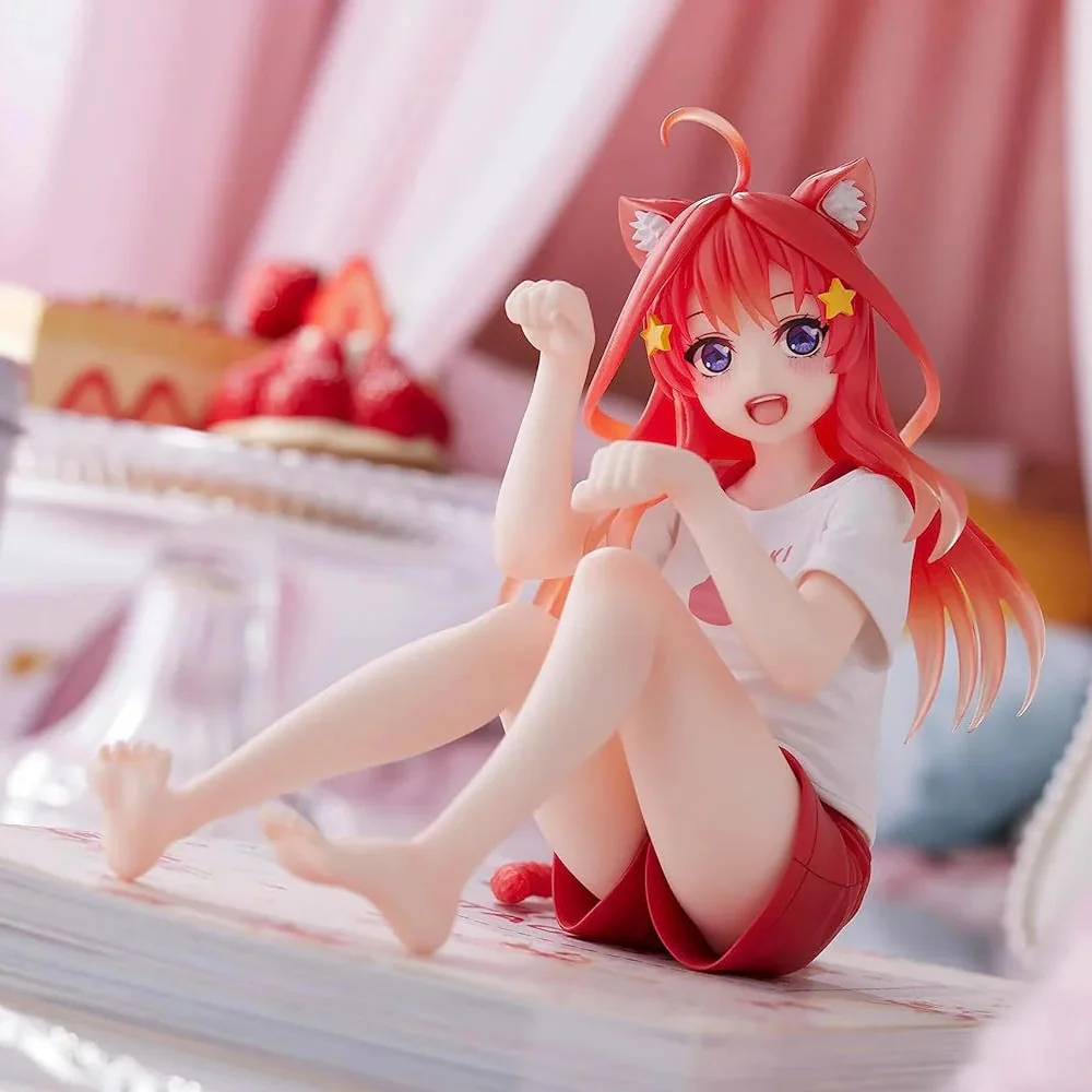 The Quintuplets - Desktop Cute Figurine Itsuki Nakano - Newly drawn Cat room wear ver - Image 3
