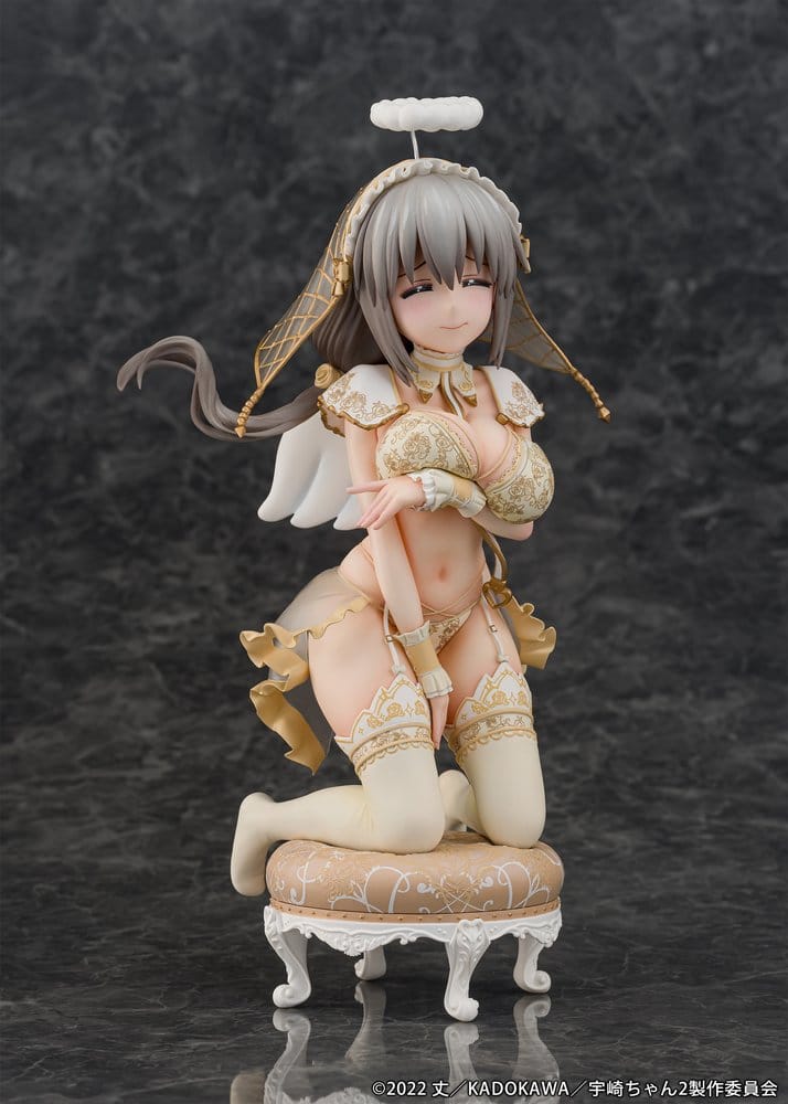Uzaki-chan Wants to Hang Out! statuette PVC 1/7 Tsuki Uzaki Angel Ver - Image 3